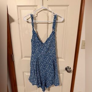 Floral Tie Back Romper